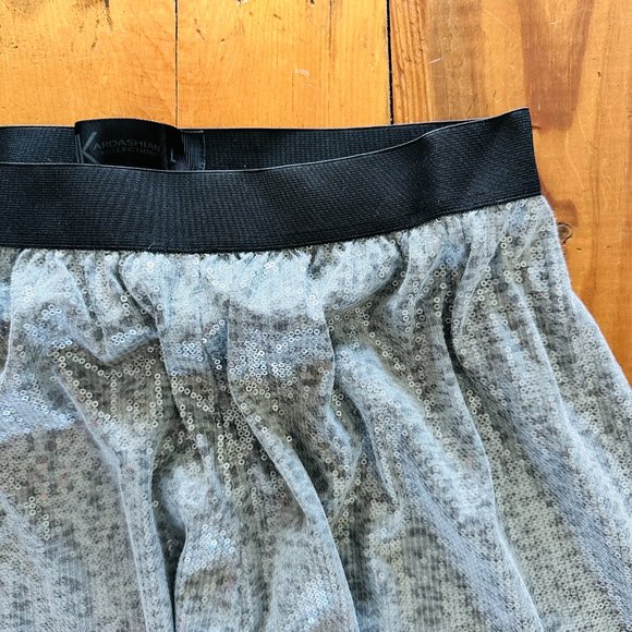 Kardashian Kollection Women’s Sequin Animal Print Pants L - Picture 5 of 6